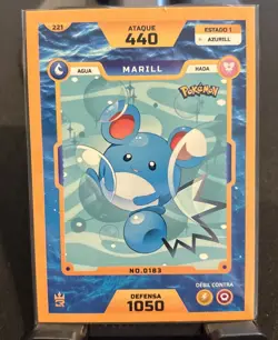 [Peru] Marill 221 VLP/NM 3R Torneo De Maestros Pokemon Card - Image 1