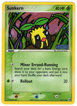 Sunkern 76/115 EX Unseen Forces Reverse Holo Stamped Pokemon Card - Image 1