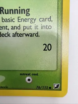 Sunkern 76/115 EX Unseen Forces Reverse Holo Stamped Pokemon Card - Image 5