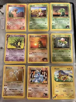 Vintage Pokemon Mix Binder Cards Holos 1st Edition and Shadowless Lot Collection - Image 3