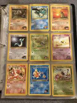 Vintage Pokemon Mix Binder Cards Holos 1st Edition and Shadowless Lot Collection - Image 5