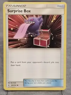 Surprise Box 187/214 Pokemon Uncommon SM - Unbroken Bonds Card LP - Image 1