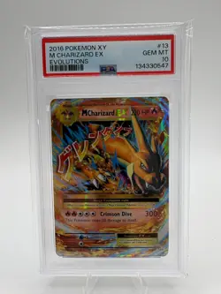 Pokemon TCG XY Evolutions 2016 M Charizard EX Holo Card 13/108 PSA 10 Gem Mint - Image 1