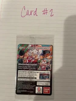 Bandai Namco One Piece CCG Monkey.D.Luffy Promo Holo US Voyage P-055 Card - Image 2