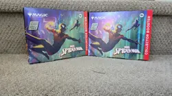 NEW! Lot of 2 Spiderman Collector Booster Bundle Magic The Gathering - Sealed - Image 1