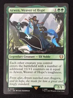 1x MTG Arwen, Weaver of Hope - Commander: The Lord of the Rings (LTC) #35 - Image 1