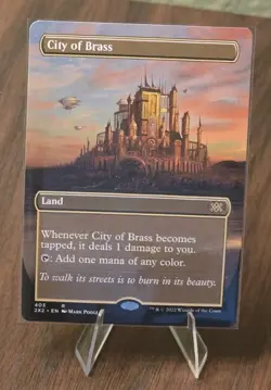 MTG City of Brass (Borderless) Double Masters 2022 Regular - Image 1