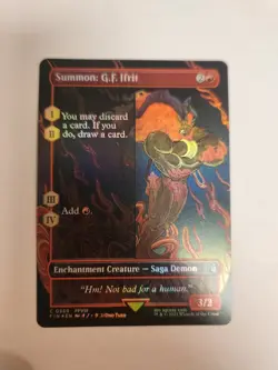 Summon: G.F. Ifrit (Borderless) Final Fantasy Foil Near Mint NM - Image 1