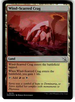 Wind-Scarred Crag March of the Machine Foil MTG - Image 1