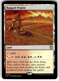 Rugged Prairie Commander: Outlaws of Thunder Junction Regular MTG - Image 1