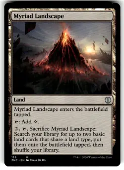 Myriad Landscape Commander: Zendikar Rising Regular MTG - Image 1