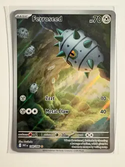 Pokemon TCG - Ferroseed - 148/086 - Illustration Rare - S&V: White Flare - NM - Image 1