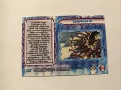 Pokemon Topps The Movie 2000 Vintage Lawrence III Holo Foil #14 - Image 2