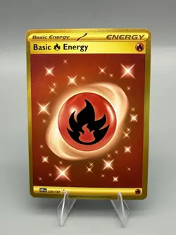 Pokemon TCG Basic Fire Energy 230/197 Obsidian Flames Near Mint NM - Image 1