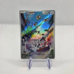 Chatot 2024 Pokemon SV Temporal Forces Holo Full Art Illustration Rare 181 - Image 1