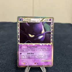 Pokemon Crobat Prime Holo Rare 84/95 Unleashed Stage 2 Bat 130HP English 2010 - Image 1