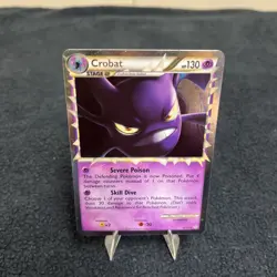 Pokemon Crobat Prime Holo Rare 84/95 Unleashed Stage 2 Bat 130HP English 2010 - Image 2
