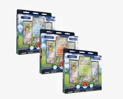 Pokemon TCG: GO Pin Collection Set Of 3 Charmander Bulbasaur Squirtle Sealed New - Image 1