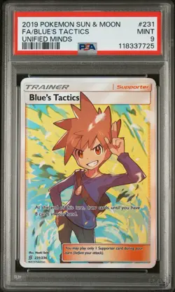 2019 Pokemon Sun & Moon Blues Tactics 231/236 Unified Minds - Image 1