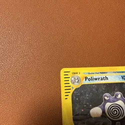 Pokemon TCG Poliwrath Holo 24/165 Expedition Base Set 2002 DMG - Image 3