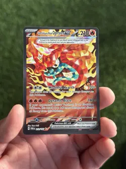 Pokemon Twilight Masquerade Hearthflame Mask Ogerpon ex 212/167 SIR NM - Image 1
