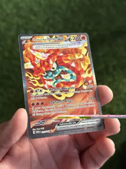 Pokemon Twilight Masquerade Hearthflame Mask Ogerpon ex 212/167 SIR NM - Image 2