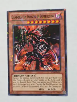 Yugioh Gandora the Dragon of Destruction (Starfoil) SP13-EN041 Star Pack 2013 - Image 1