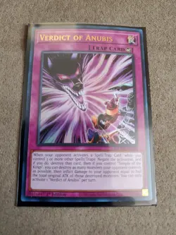 Yugioh! 1x Verdict of Anubis MZTM-EN009 Ultra Rare 1st Ed NM - Image 1