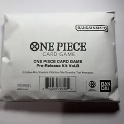ONE PIECE CARD GAME PRE-RELEASE KIT VOL. 8 FACTORY SEALED NEW - Image 1