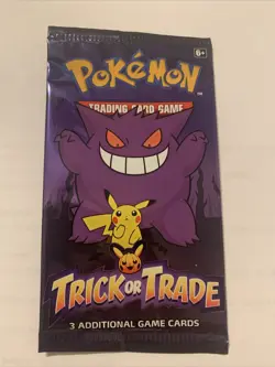 Pokemon Card - Trick or Trade - Halloween - 3 Card Booster Pack - Image 1