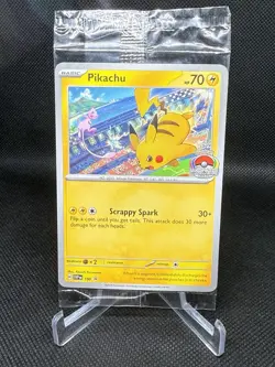 Pokemon TCG Pikachu SVP 190 Black Star 2024 World Championship Promo Card SEALED - Image 1