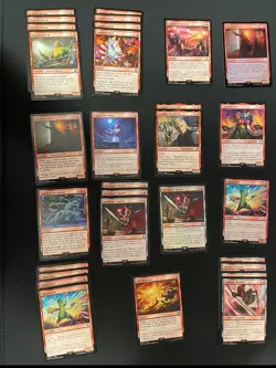 Magic The Gathering Final Fantasy 87 Cards Red Bundle Collection - Image 2