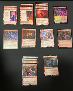 Magic The Gathering Final Fantasy 87 Cards Red Bundle Collection - Image 3