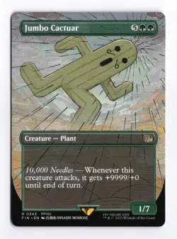 Jumbo Cactuar (Borderless) 0343 (R) MTG FINAL FANTASY (FIN) - Image 1