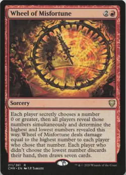 Wheel of Misfortune R Commander Legends 211 - LP MTG - Image 1