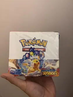 Pokemon TCG Scarlet & Violet Surging Sparks Booster Box 36 Packs, DAMAGED 🌟✅ - Image 1