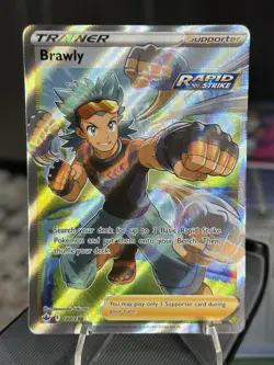 Pokemon tcg #188/198 Brawly (Full Art) - Image 1