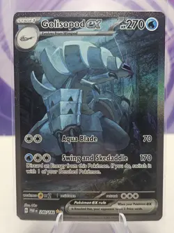 Pokemon Golisopod ex 246/182 SV04: Paradox Rift Illustration Rare Full Art NM - Image 1