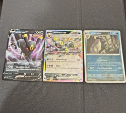 3-Card Umbreon V , Umbreon Ex (STAMPED), Umbreon (Poke Ball) POKEMON Card Lot - Image 3