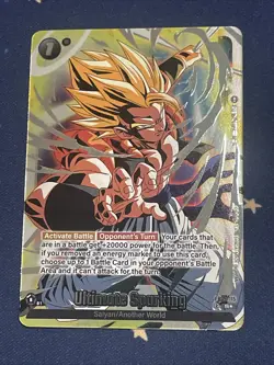 Ultimate Sparking Saiyan FB05-115 R+ Extra Card Bandai Dragon Ball Super TCG - Image 1