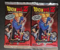 Dragonball Z CCG Androids Saga Booster Pack (10 Card) Sealed Unlimited-X2 - Image 1
