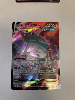 Pokemon Card Rayquaza VMAX Rainbow & RAYQUAZA Fullart rar - Image 1