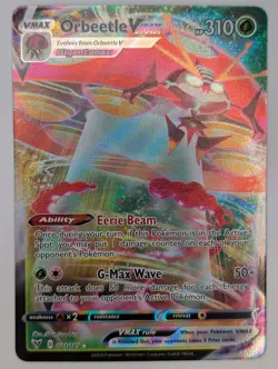 Orbeetle VMAX - 021/185 - Pokemon Vivid Voltage Sword Shield Ultra Rare Card NM - Image 1