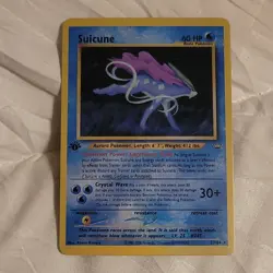 Pokemon Suicune Neo Revelation 27/64 60 HP 1st Edition Rare Regular English Card - Image 1
