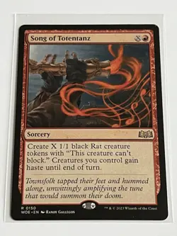 Song of Totentanz 150 MTG Wilds of Eldraine 2023 Mint - 9.0 + Non Foil Rare - Image 2