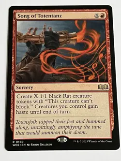 Song of Totentanz 150 MTG Wilds of Eldraine 2023 Mint - 9.0 + Non Foil Rare - Image 4