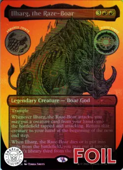 MTG Ilharg, the Raze-Boar (Etch) (318) | NM Foil | Secret Lair {SLD} - Image 1