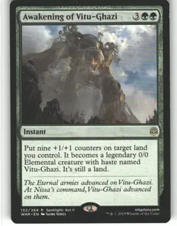Awakening of Vitu-Ghazi - War of the Spark - MTG - Rare - #152 - NM - Image 1