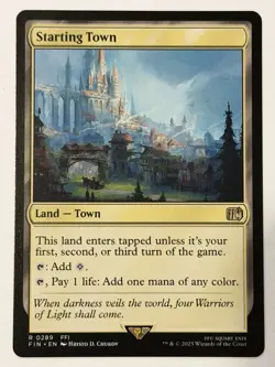 Starting Town R FINAL FANTASY 289 NM Normal MTG - Image 1