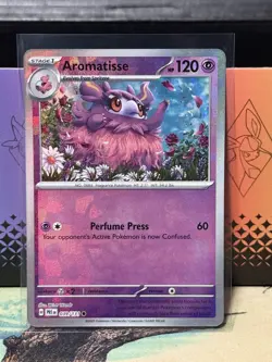 Pokemon TCG Aromatisse (Master Ball Pattern) 39/131 SV: Prismatic Evolutions NM - Image 1